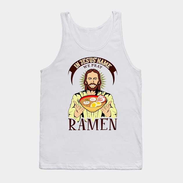 Ramen Lover Humor Tank Top by KsuAnn